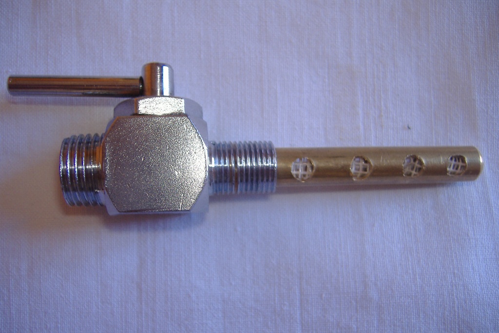 Rubinetto benzina per GUZZI Guzzino, Q.16, passo da 3/8" 1/4"